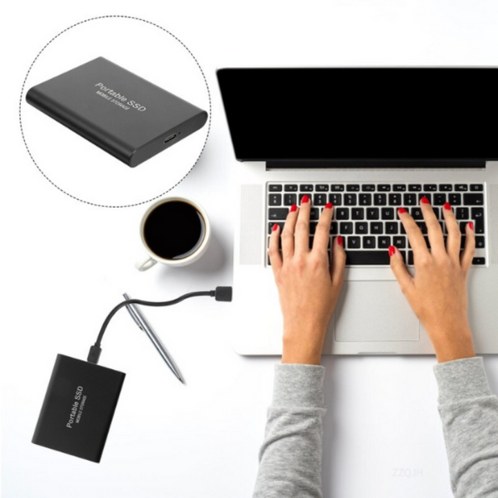 UltraVault bærbar harddisk, der tilbyder lynhurtig adgang og optimal datasikkerhed.
