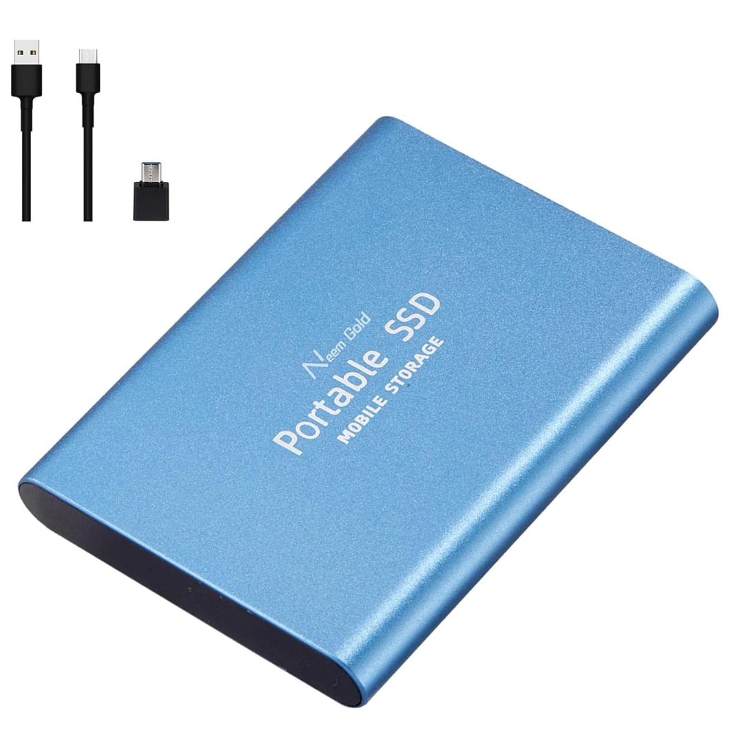 Professionel UltraVault ekstern SSD med USB-C, designet til høj ydeevne og holdbarhed.