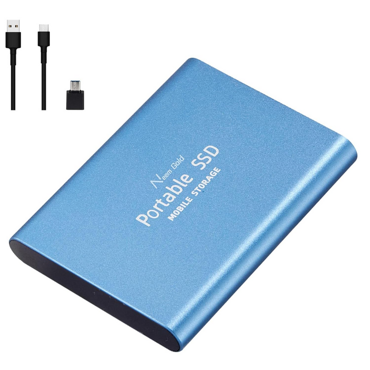 Professionel UltraVault ekstern SSD med USB-C, designet til høj ydeevne og holdbarhed.