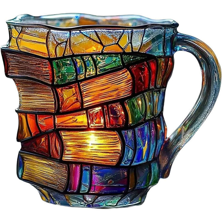 Hyggelig bogkop, der fejrer litteratur og kaffe. Et must-have for den dedikerede læser og samler af unikt design.