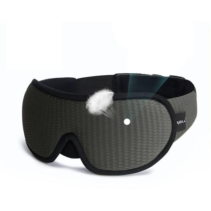 Unisex 3D sovemaske med trykfri pasform og fuld mørklægning, perfekt for alle, der søger ro.