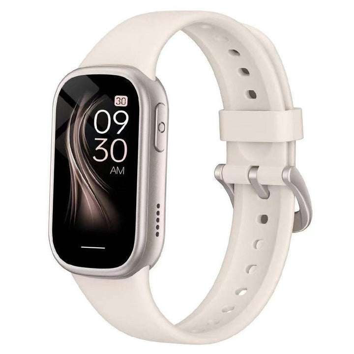 Unisex AquaFit smartwatch med lang batterilevetid, ideel til sport og hverdagsbrug, vist på en neutral baggrund.