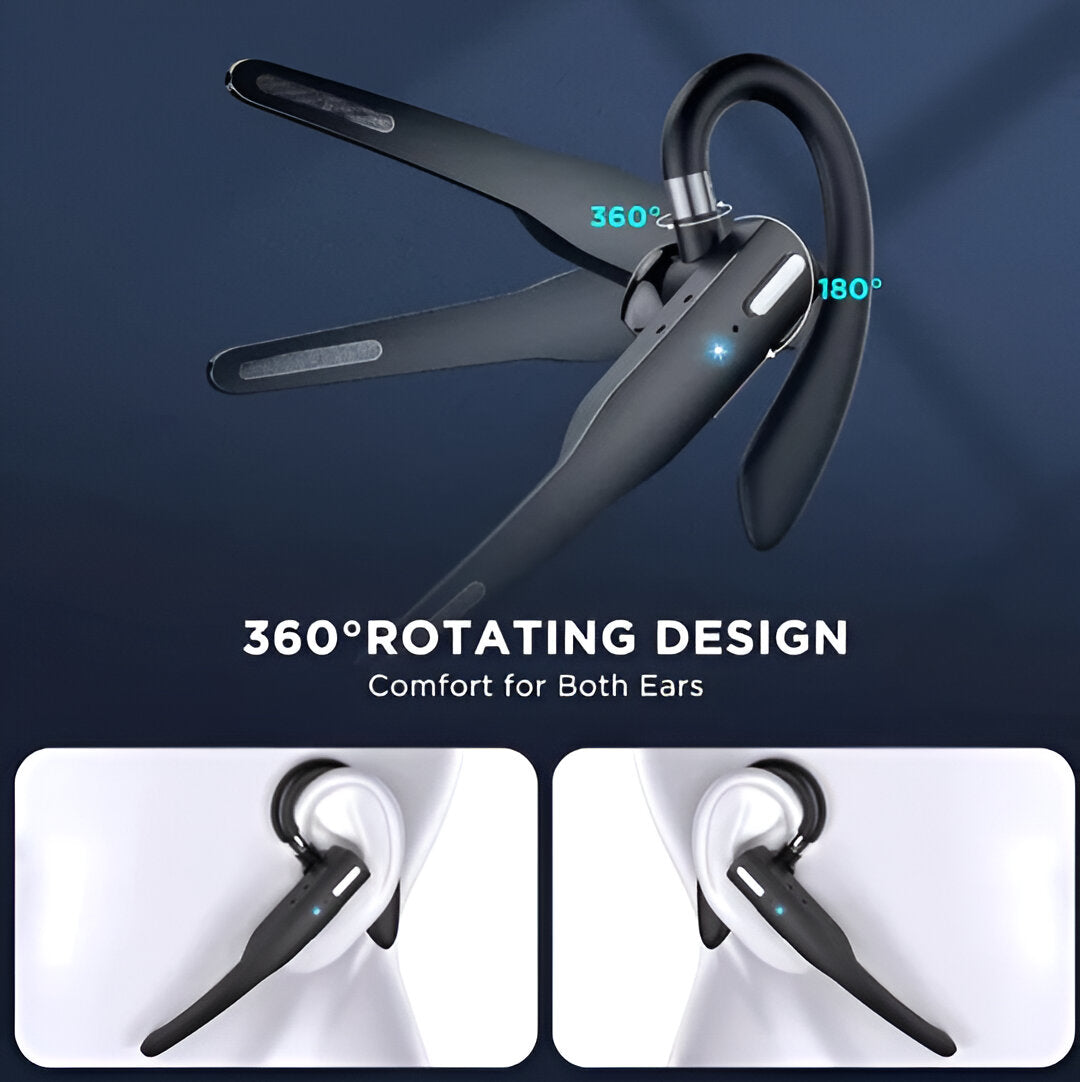 Effektivt business headset med støjreduktion for kontorarbejde og stabile håndfri Bluetooth opkald.