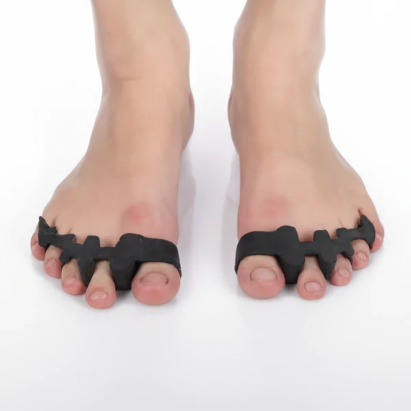 Unisex gel-tåseparatorer for øjeblikkelig komfort og naturlig tåjustering og fodpleje.