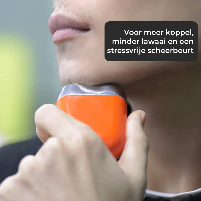 Rejsebarbermaskine: Unisex GlideEdge mini trådløs. Bærbar elektrisk shaver for nem personlig pleje på farten.