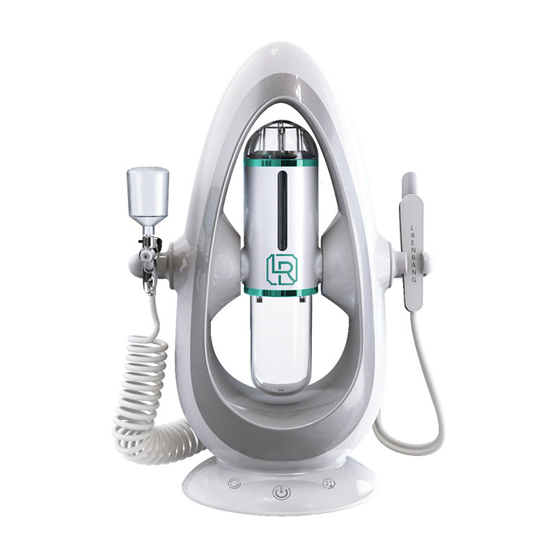 Unisex Hydrodermabrasion ansigtsrenser til dybderens og skånsom porerens med iltbehandling.