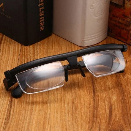 Én brille til alt. Unisex justerbare læsebriller giver skarphed i ethvert øjeblik. Optimal optik.