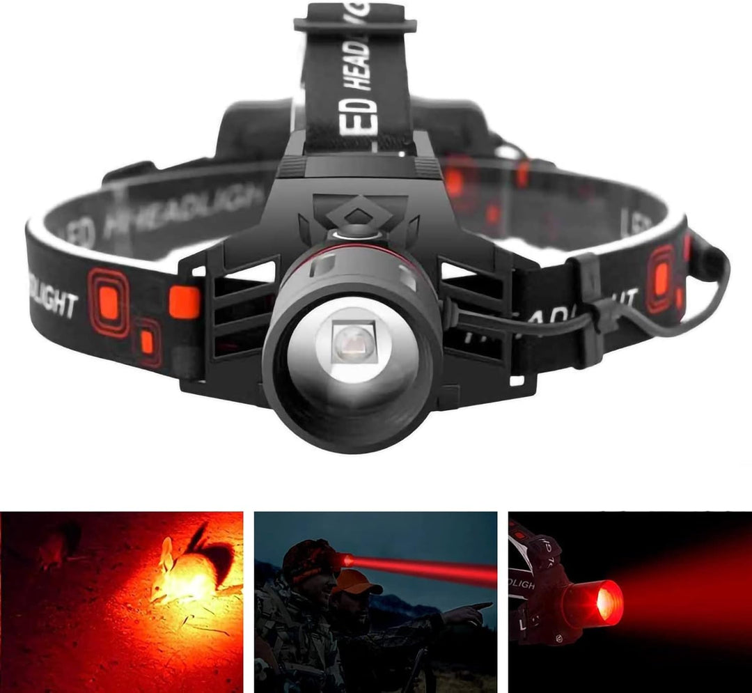 Unisex LED pandelygte for klar og kraftig belysning i ethvert mørkt miljø. Genopladelig til eventyr.