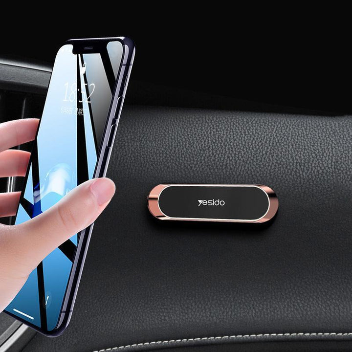 Alsidig magnetisk telefonholder til bil, hjem og kontor. Holder din smartphone sikkert på plads.