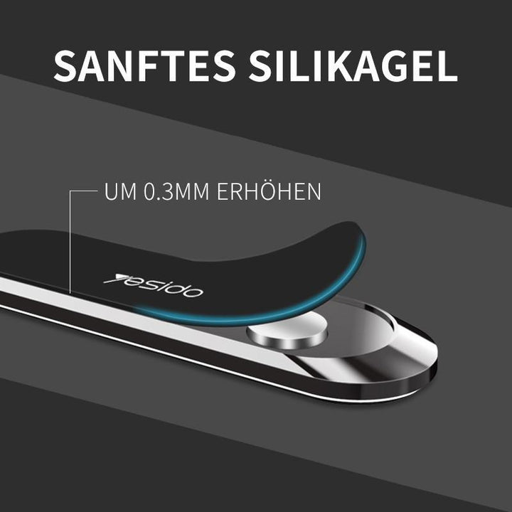 Robust magnetisk telefonholder med 360° rotation. Universal beslag til alle smartphones i bilen.