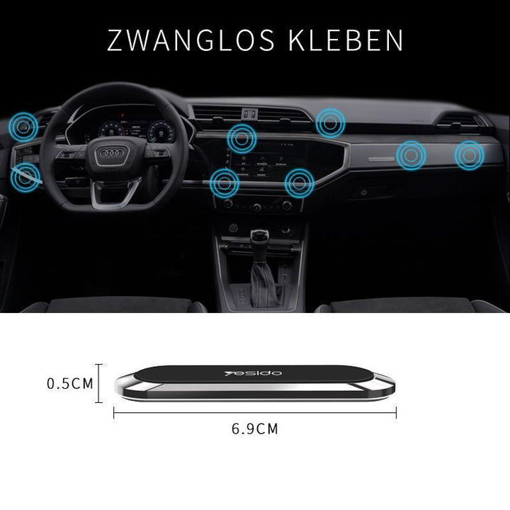 Nem installation af magnetisk mobilholder til bil. Handsfree oplevelse i hverdagen og under kørsel.