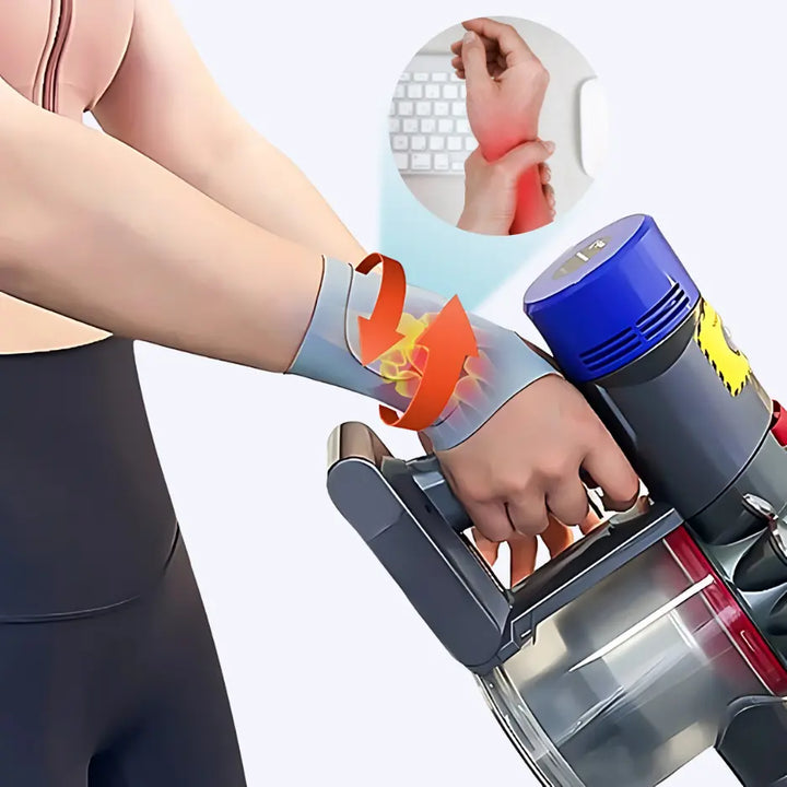 Ergonomisk håndledsstøtte til karpaltunnelsyndrom. Giver optimal støtte og aflastning dag og nat.
