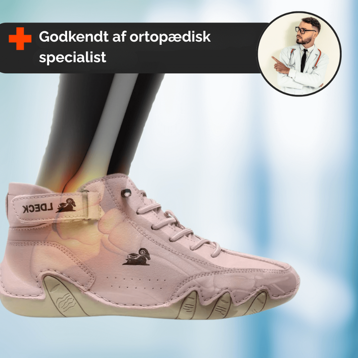 Unisex sko, der lindrer ledsmerter & forbedrer kropsholdning. Perfekt til smertefri gang.