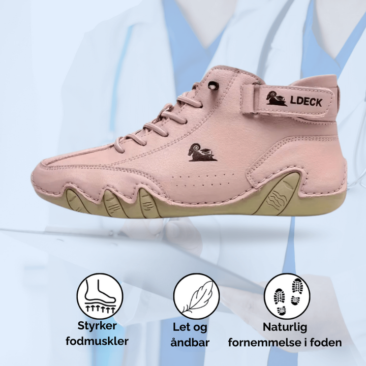 Ortopædiske unisex gåsko, der giver komfort, forbedrer holdning & lindrer smerter. Fleksibel & åndbar.
