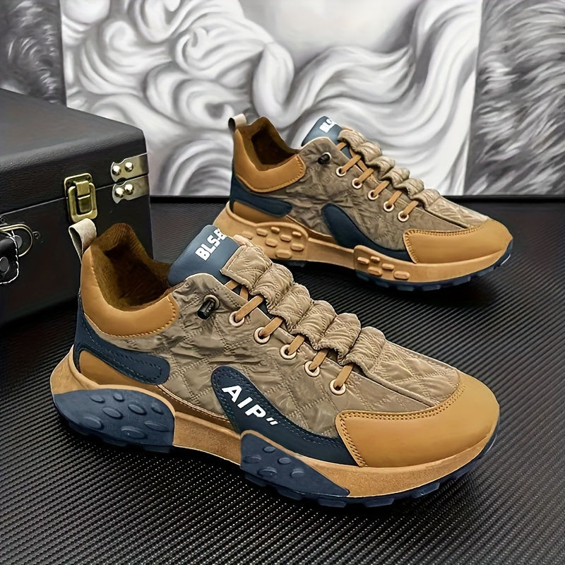 Skridsikker ydersål på ortopædiske sneakers; giver et sikkert greb på alle underlag.