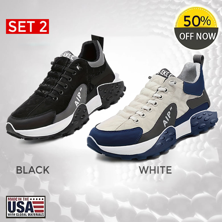 Ergonomisk designede unisex ortopædiske sneakers for optimal fodstøtte og komfort.