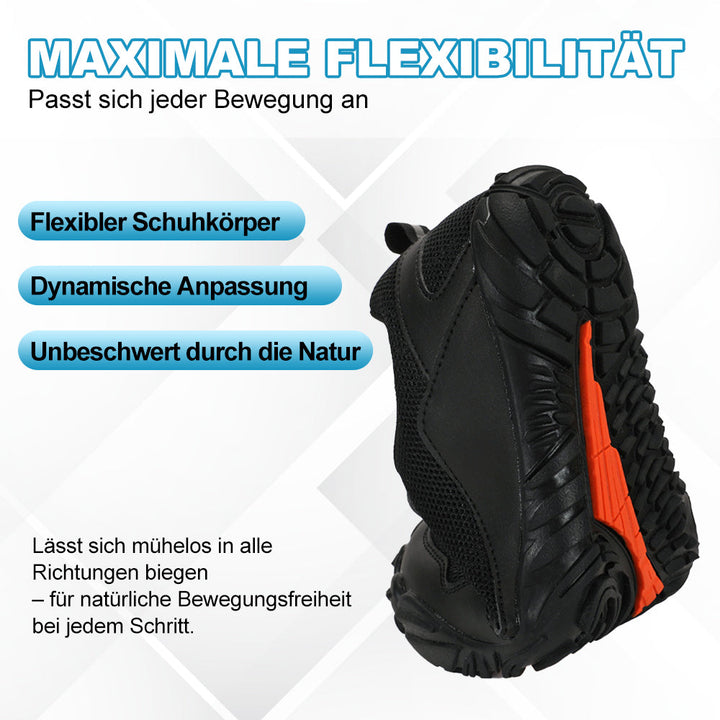 Fremmer naturlig gang: Vandtætte ortopædiske barfodssko til unisex. Perfekte for smertelindring.