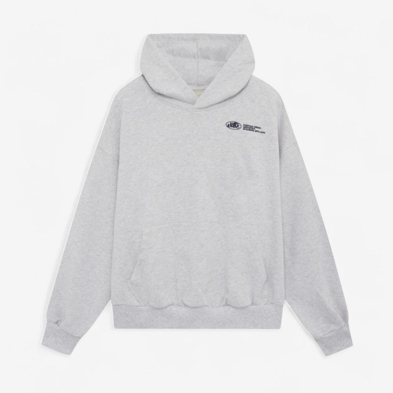 Unisex oversized hoodie i blød bomuld, løs pasform til ultimativ hverdagskomfort. Afslappet stil.