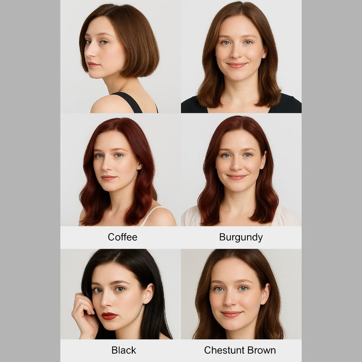 Langtidsholdbar permanent skumfarve. Plejer håret mens den dækker grå hår og giver naturlig brun farve.