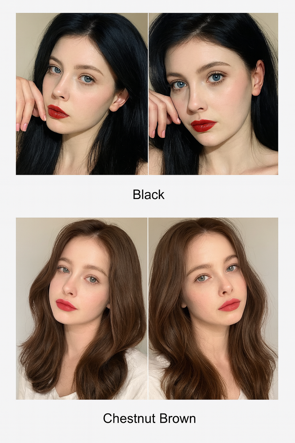 Permanent unisex skumfarve dækker grå hår, plejer og giver naturlig glans. Tilgængelig i sort/brun nuancer.