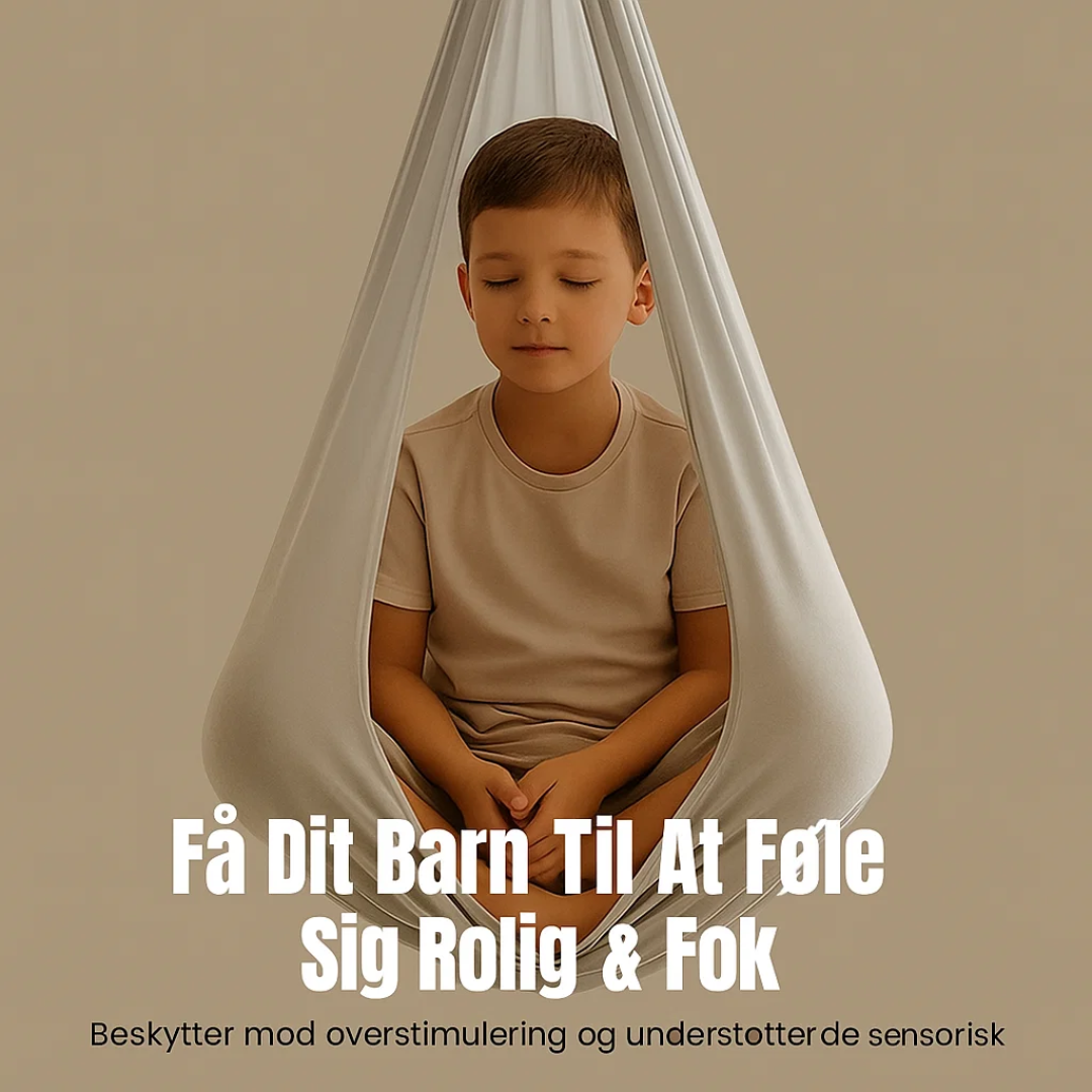 Terapigynge for autisme, giver ro og komfort. Perfekt indendørs/udendørs til børn og voksne.
