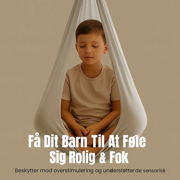 Terapigynge for autisme, giver ro og komfort. Perfekt indendørs/udendørs til børn og voksne.
