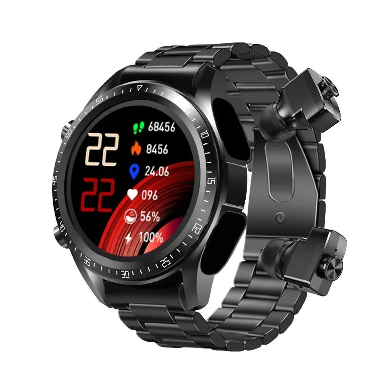Avanceret unisex smartwatch, fitness tracker og aktivitetsmåler m. pulsovervågning og stort display.
