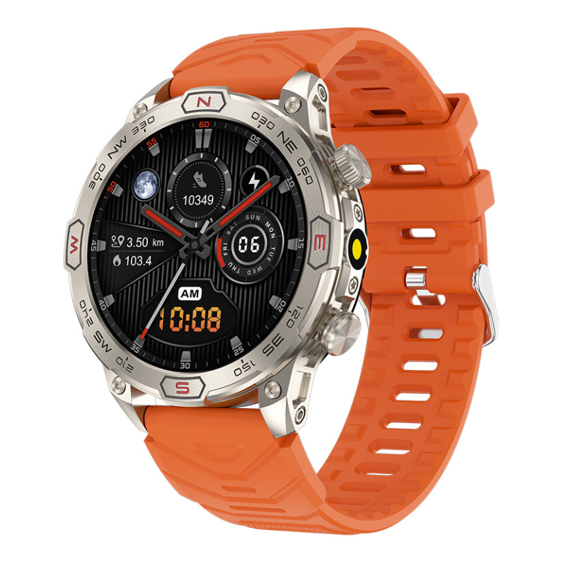 Praktisk smartwatch til håndleddet med opkaldsfunktion, så du nemt kan besvare opkald på farten.