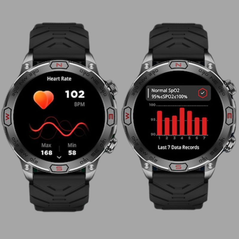 Smartwatch overvåger din søvnkvalitet og giver indsigt i dine søvnmønstre, forbedrer dit velvære og din energi.