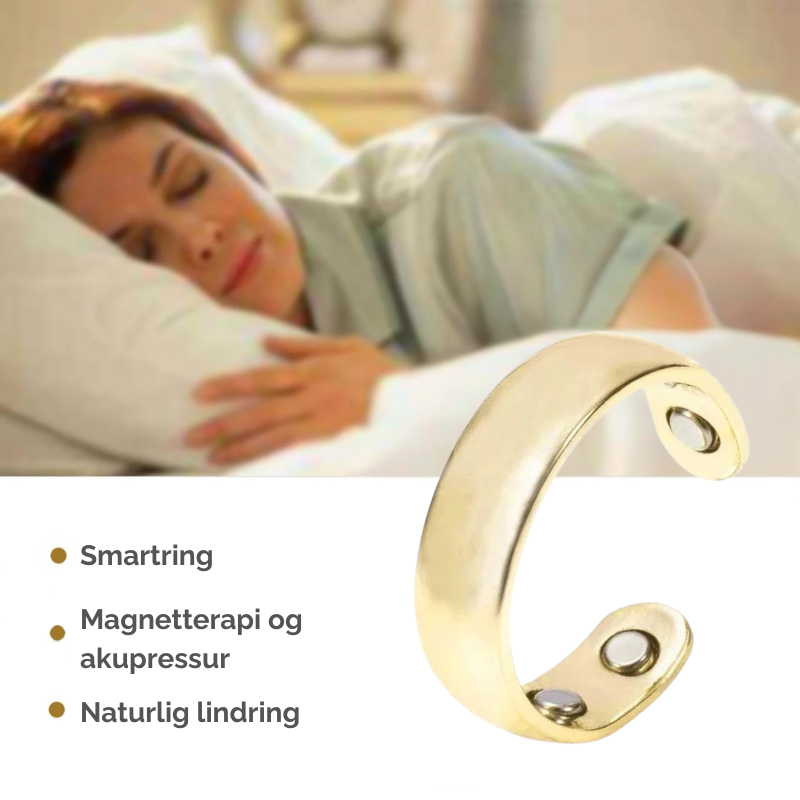 Antistress sundhedsring for velvære og afslapning, designet til at lindre spændinger og stress.