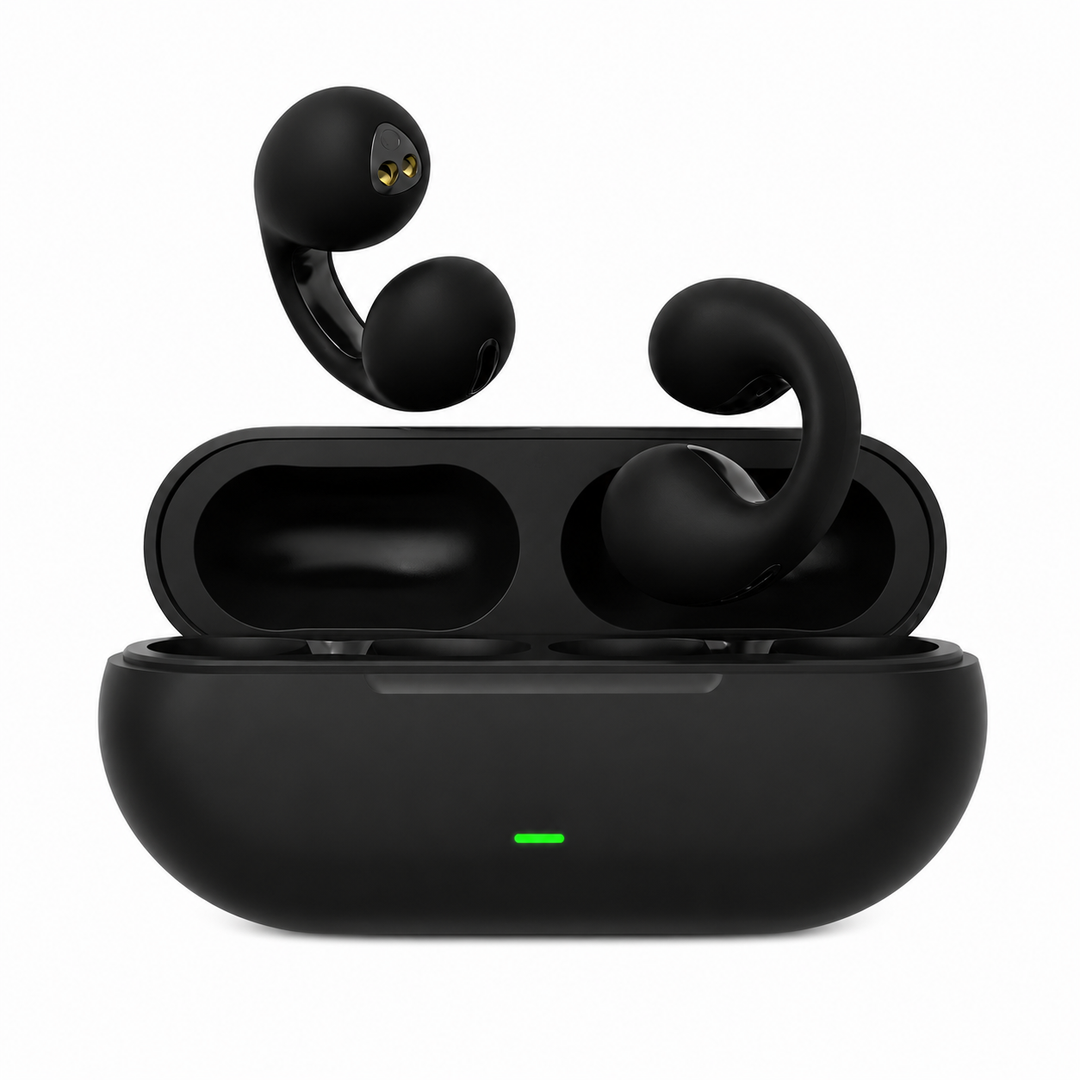 Vandtætte benledningshøretelefoner for aktiv livsstil, perfekt til sport og fritid, med klar trådløs lyd.