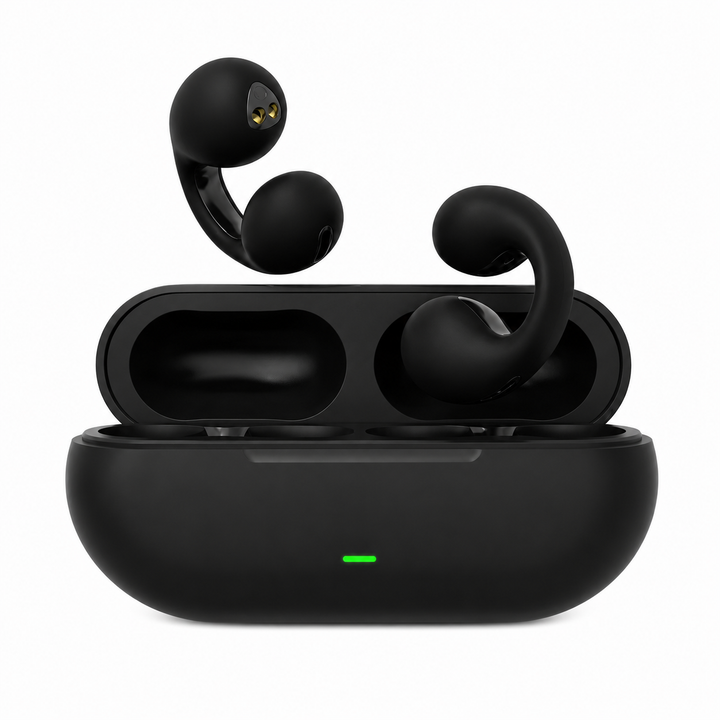 Vandtætte benledningshøretelefoner for aktiv livsstil, perfekt til sport og fritid, med klar trådløs lyd.