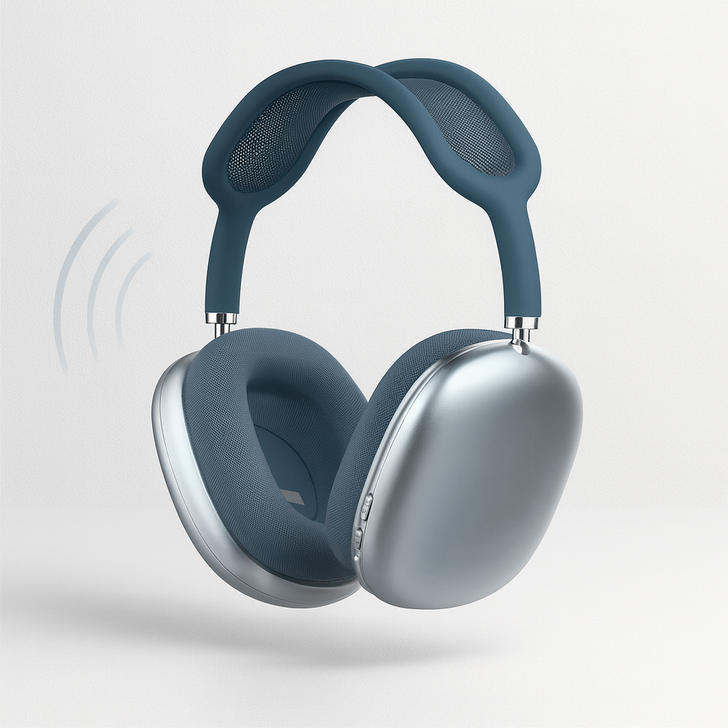 Dyb bas & krystalklar lyd fra trådløse over-ear hovedtelefoner med aktiv støjreduktion; perfekt til musik & podcasts.