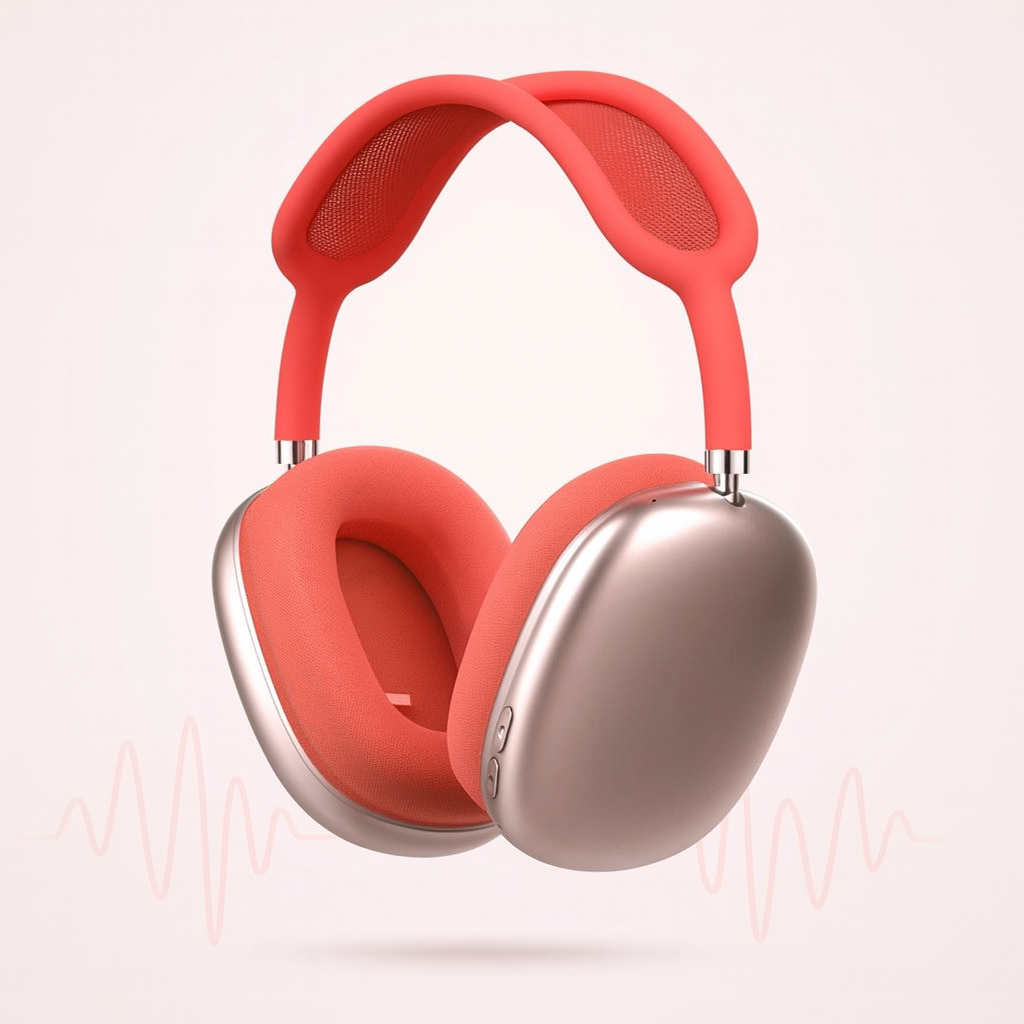 Bluetooth trådløse over-ear hovedtelefoner med håndfri funktion & støjreduktion til problemfri opkald og musik.