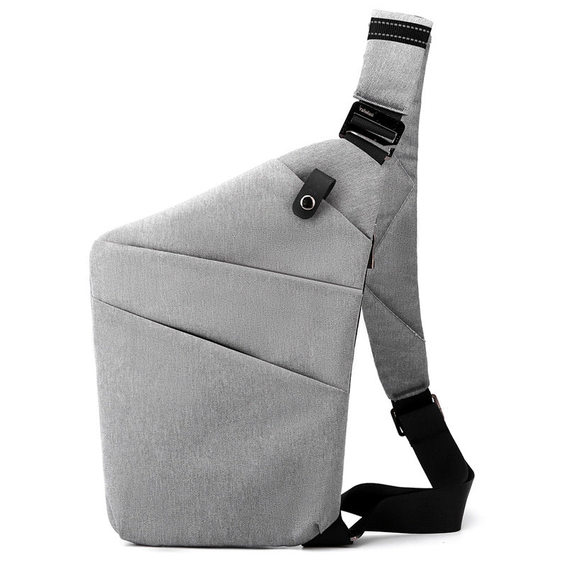 Unisex tyverisikker crossbody taske for tryg opbevaring af værdigenstande.