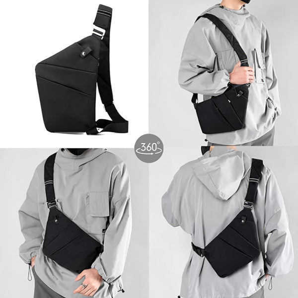 Stilfuld og sikker unisex rejsetaske med vandafvisende design til hverdagen.
