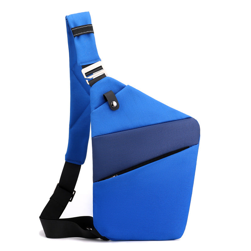 Kompakt, men rummelig tyverisikker crossbody taske, unisex, til alle formål.