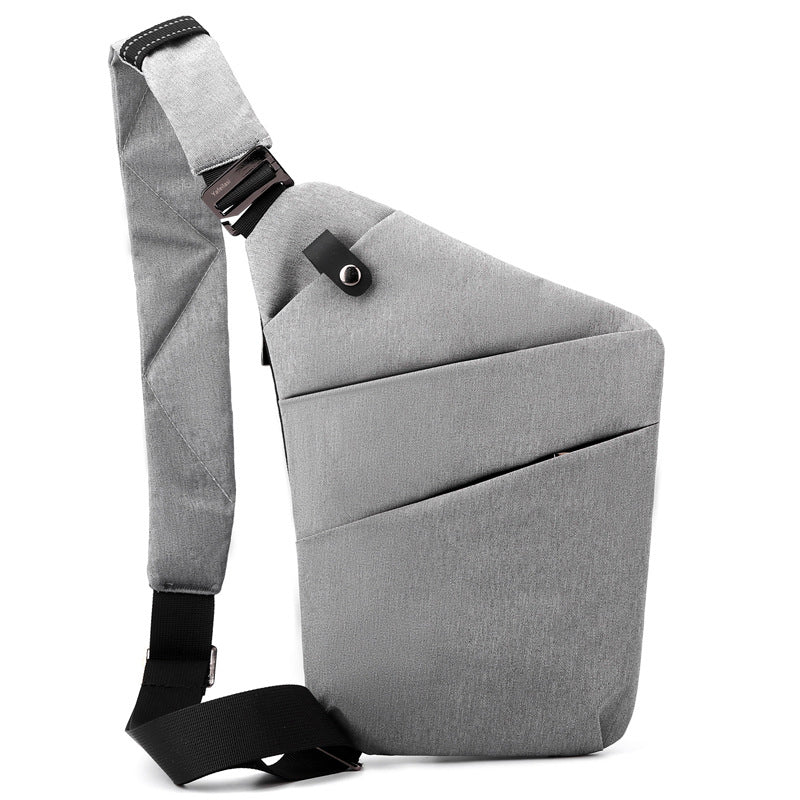 Tyverisikker design med skjulte lommer og robust materiale i unisex hverdagstaske.