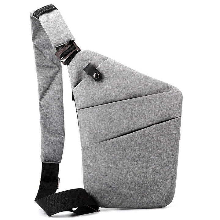 Tyverisikker design med skjulte lommer og robust materiale i unisex hverdagstaske.