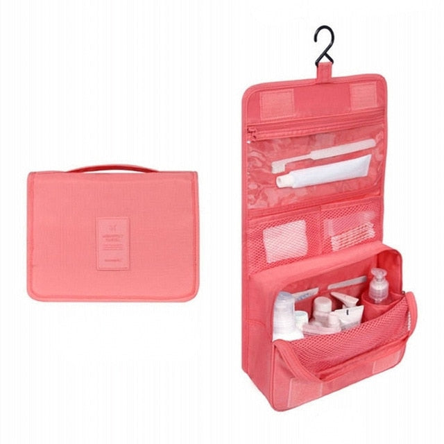 Alsidig unisex toilettaske, vandafvisende, kan bruges som badetaske eller makeup-taske.