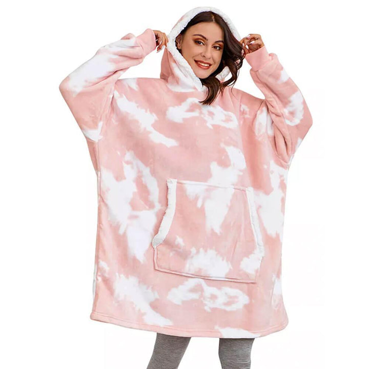 Praktisk & varm unisex hoodie dækken, perfekt som tæppe hoodie & hyggetøj for alle.