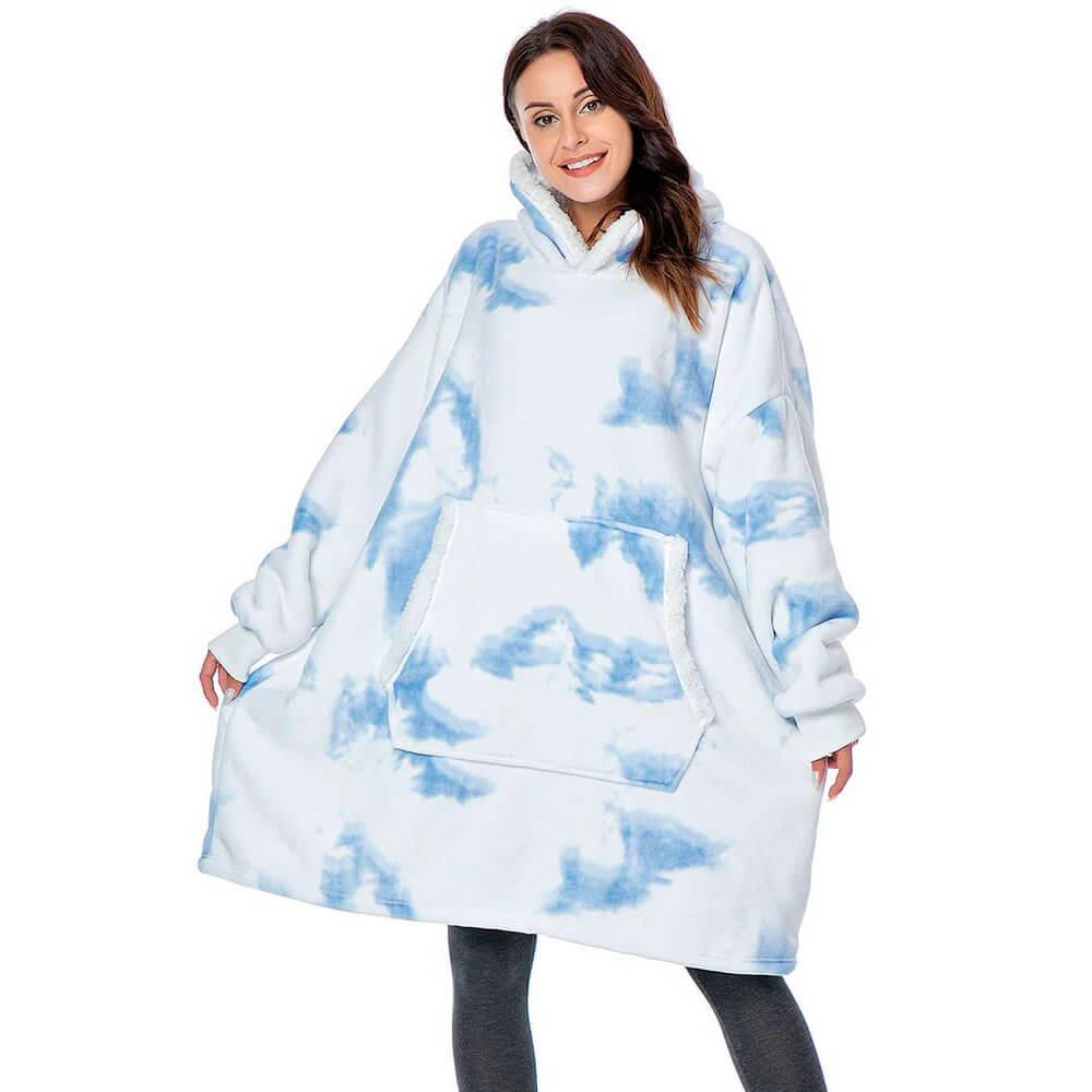 Stilfuld & komfortabel oversized unisex hoodie dækken til hyggetøj & hjemmebrug. En varm trøje.