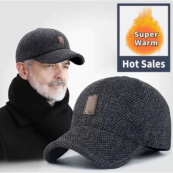 Unisex vinterkasket med varm ørebeskyttelse, perfekt til outdoor og kolde dage.