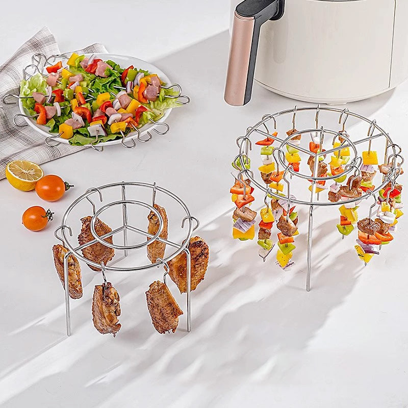 Optimalt airfryer tilbehør til sund madlavning, forvandler din airfryer til en røgfri grill.