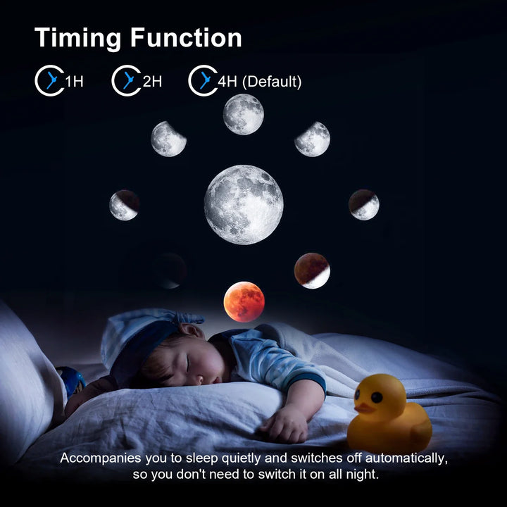 Universal Planetarium Projektor med levende stjernehimmel og galakse; forvandler ethvert rum til en magisk verden.