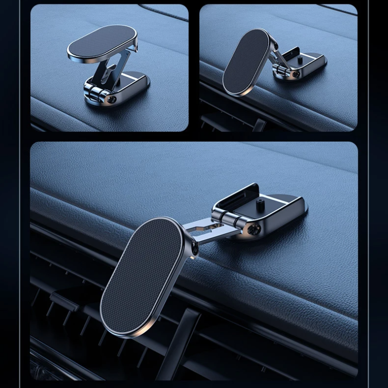 Fleksibel magnetisk bilholder, justerbar arm til optimal synsvinkel af din smartphone.