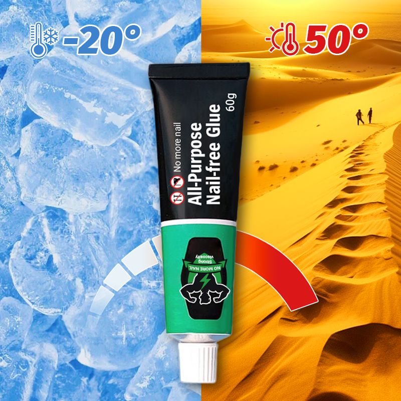 Stærk universallim til DIY reparationer og montage, perfekt til hjemmeforbedring.