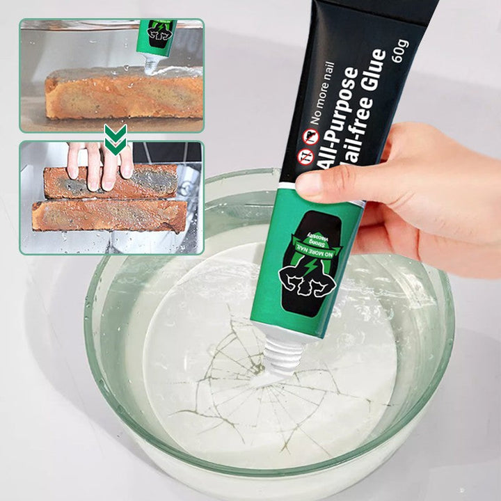 DIY projekt med universallim for stærke, hurtige og usynlige reparationer i hjemmet.
