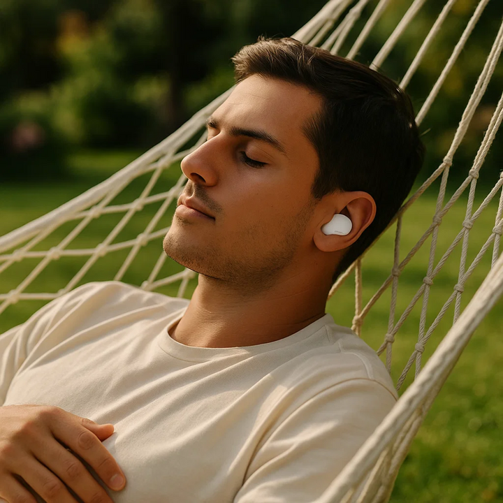 Trådløse søvnøretelefoner med Bluetooth, der giver frihed og sømløs lydoplevelse uden kabelrod.