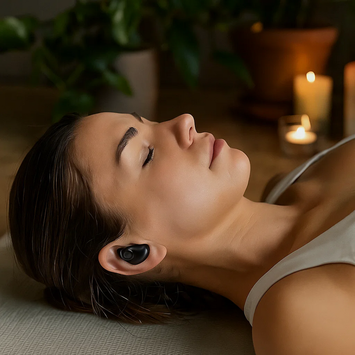 Høj kvalitet lydoplevelse med disse usynlige trådløse headsets, perfekt til musik, podcasts og afslapning.